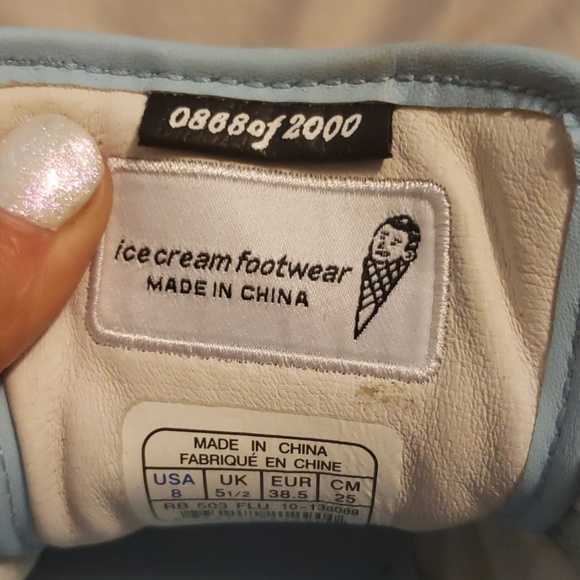 RARE NWT bbc Ice Cream sneakers (lipstick) - Picture 6 of 10
